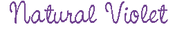 Natural Violet